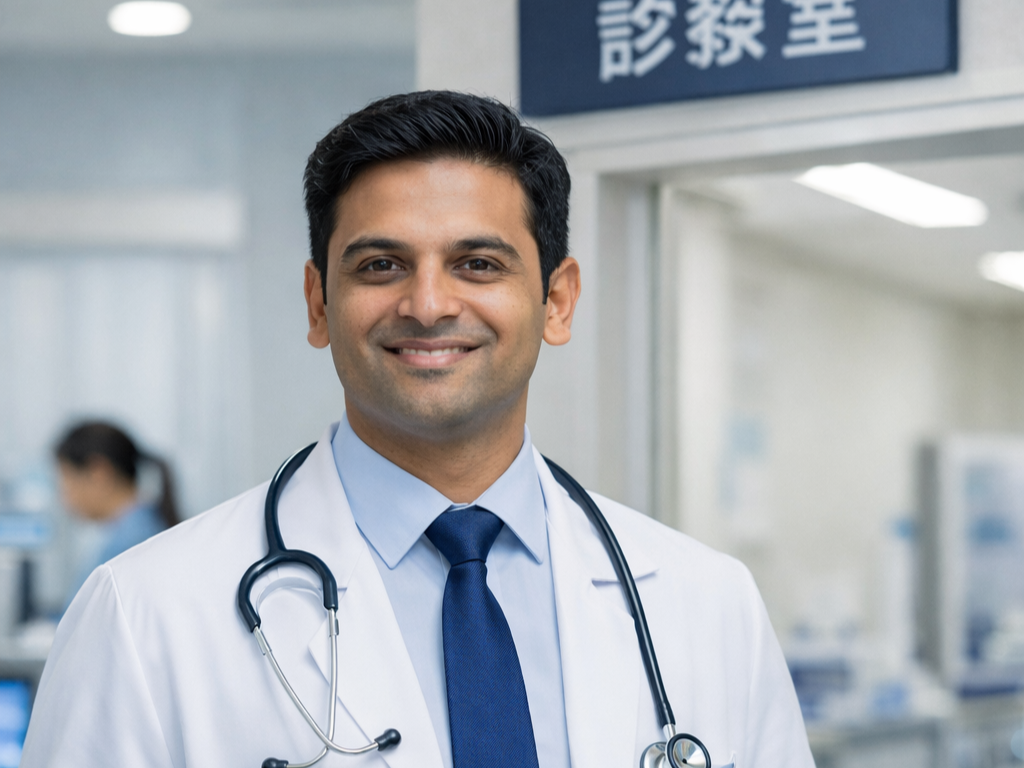 Indian doctor considering medical practice in Japan